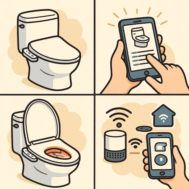 Review of Bidets Controllable via Smartphone Apps